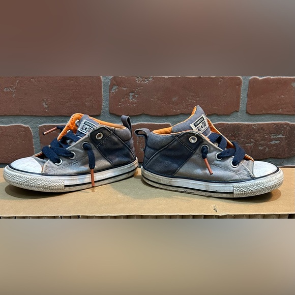 Converse All Star boys/kids toddler size 8 mid lace up sneaker - Picture 7 of 7